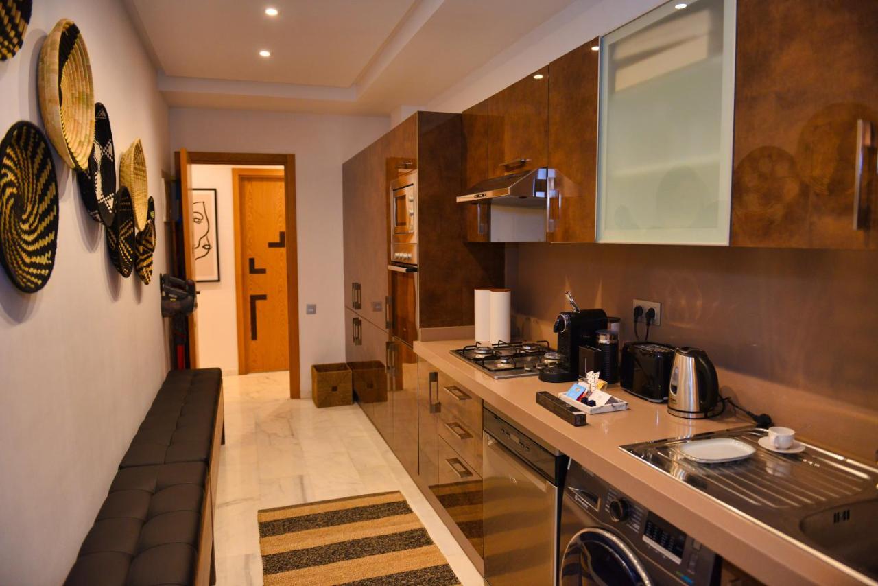 Appartement De Prestige Climatise A L'Hivernage 400M De La Gare Marrakesz Zewnętrze zdjęcie