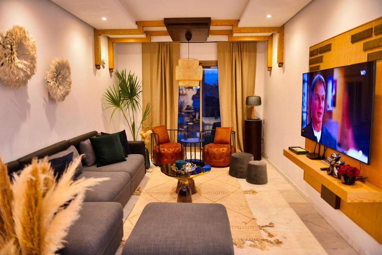 Appartement De Prestige Climatise A L'Hivernage 400M De La Gare Marrakesz Zewnętrze zdjęcie